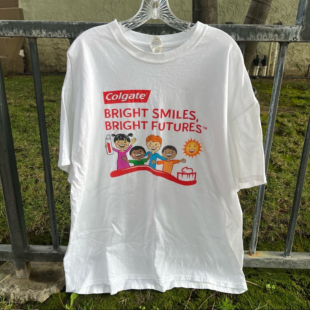 Colgate Logo Advertisement T Shirt Size 2XL